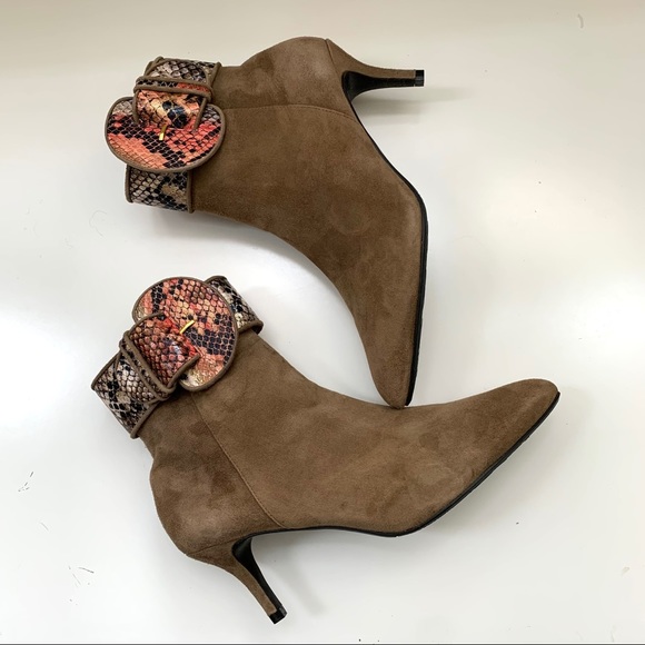 J RENEE BOYCE POINTY NUDE BOOTIES - Picture 16 of 16